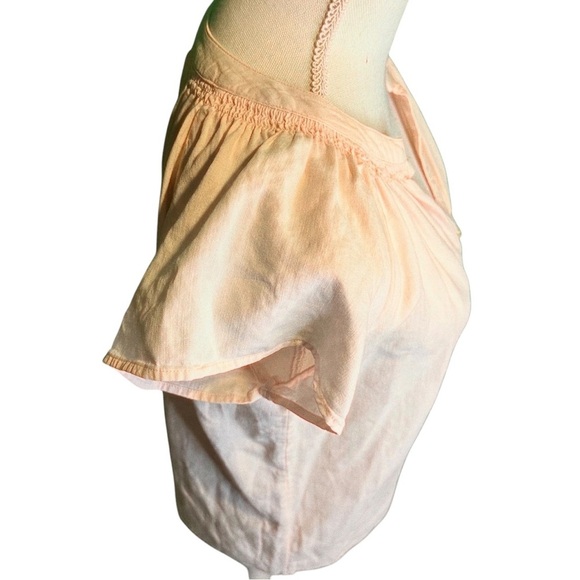 NWOT Rails ‘Alena’ Flutter-Sleeve Button Front Top in “Petal” Pink Size XS - Picture 14 of 16